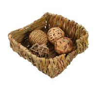 GALPADA Decorative Hideout Nest Sleeping Nest Foldable Natural and Safe for Hamsters and Small Pets for Little Mice and Rabbits