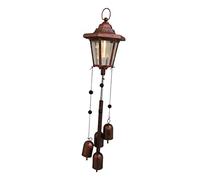 GALPADA Decorative Solar Wind Chime Lamp Garden Chime Light for Outdoor Lawn Decor Automatically Lights Up at Night Unique for Home Easy to Hang
