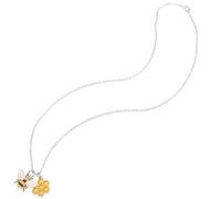 GALPADA Delicate Bee Pendant Necklace Women Necklace Jewelry Alloy Charm with Fine Workmanship Not Easy to Break Or Fade for Parties