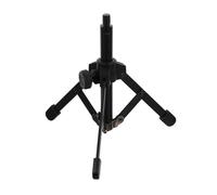 GALPADA Desktop Tripod Microphone Stand Adjustable Height and Distance Stable Support Alloy Microphone Holder for Online Chat and Meetings