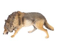 GALPADA Detailed Small North American Model Realistic Wildlife Animal Cognitive for Educational Wolf Ornament for Home and Desktop Decoration Abs Material Animal Figurine