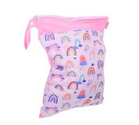 GALPADA Diaper Storage Bag Double Zipper Design Hanging Organizer for Diaper Pouches for Stroller Use and Travel Nappy Storage