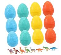 GALPADA Dinosaur Eggs Educational Dinosaur for Cracked Design with Figures Safe and Stable for Playtime