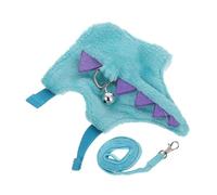 GALPADA Dinosaur Style Ferret Harness and Leash for Small Animals Adjustable Traction Rope Strap with Chest Vest for Rabbits Hamsters and Exotic Pets Outdoor Walking