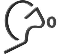 GALPADA Disabled Wheelchair Decals Acrylic Sign Lightweight Black Resistant to Breakage for Restrooms and Elevators Suitable for Disabled Individuals