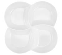 GALPADA Divided Serving Tray with Compartments for Snacks and Fruits Portion Control Food Storage Plate for Appetizers and Desserts Easy Clean Household Snack Box for Parties and Daily Use