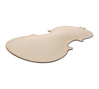GALPADA DIY 4/4 Violin Back Plate Made of Wood for Violin Making and Repair, Unfinished Luthier Accessory with Acoustic Performance and Personalization Freedom, for Teaching and Crafting