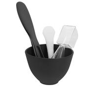 GALPADA DIY Facial Mask Mixing Bowl Set with Silicone and Pp Material, Easy to Use Cosmetic Bowl Kit Including Applicator, Measuring Spoon, and Mixing Rod for Skincare Learners