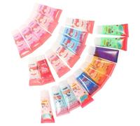 GALPADA DIY Phone Case Cream Glue Set Easy to Use with Two Bottle Mouths 22 Pcs 50 Ml Simulation Cream Glue Craft Adhesive Random Color for Phone Case Decoration