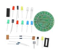 GALPADA DIY Sound Reactive Rotating Circuit Model with Colorful Color LED Flowing Water Light Educational Science Experiment Kit for Electronics Learning and Teaching