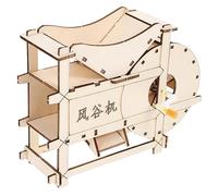 GALPADA DIY Threshing Machine Science Kit Educational Agricultural Experiment for Hand Crank Model for and Creative Invention Activities