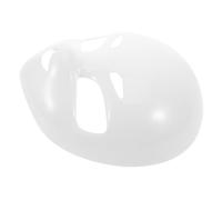 GALPADA DIY Unpainted Masquerade Mask White Full Face Mask Distinctive Appearance Sturdy Plastic for Halloween Cosplay and Costume Crafts