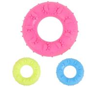 GALPADA Dog Chew Training for Aggressive Chewing and Daily Exercise for Small to Medium Dogs 3pcs Donut Shape Bite-resistant Tpr Material for Aggressive Chewing and Daily Exercise