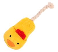 GALPADA Dog Puppy Interactive Chew with Squeaky Shoe Shape, Wear Resistance and Correct Chewing Habits, Made of Plush and Cotton Rope, Puppy Accessory for Teeth Cleaning and Play