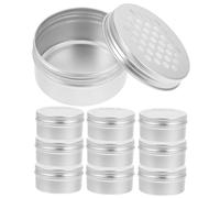 GALPADA Dog Scent Training Boxes 80ml Aluminum Tins with Screw Lids 10pcs for Canine Scent Detection and Nose Training Portable Holder for Working Dogs