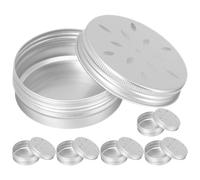 GALPADA Dog Scent Training Containers 6Pcs Aluminum Small Tins 80Ml with Perforated Lids for Canine Nose Work and Pet Detection Exercises