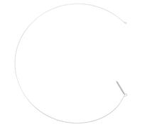 GALPADA Door Boot Seal Retaining Ring Replacement 35cm Steel Wire Silver Spring Clamp for Front Load Washing Machine Leak Prevention Easy Installation