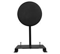 GALPADA Double Bass Drum Kick Pedal Pad Kick Drum Practice Base Mute Pad Heavy Duty Steel Design for Drummers for Foot Technique Training