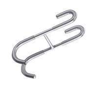 GALPADA Double Hook Stainless Steel S Shaped Hangers Heavy Duty Cabinet and Door Storage for Bathroom and Kitchen Use