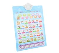 GALPADA Double-sided Electronic Arabic and English Alphabet Wall Chart with Sound Interactive Educational Learning for Bright Phonics Poster for Early Language Development