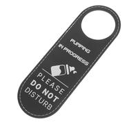 GALPADA Double Sided Nursing Door Hanger Sign Wear Resistant Leather Mothers Door Sign with Hanging for Public Places Hotels Shops and Homes