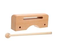 GALPADA Double Tone Percussion Instrument for Sound Music Teaching Tool Ethnic Rhythm Block Easy to Use Music Supply for Childrens Creative Play
