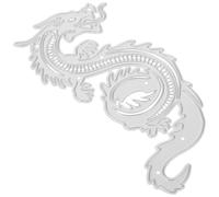GALPADA Dragon Cutting Die 4.1X2.2 Inch Carbon Steel Metal Embossing Template for DIY Scrapbook and Greeting Card Crafting