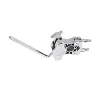 GALPADA Drum Clamp Easy Installation on Alloy Melodic Tom Cowbell Holder Expansion Clip, Fully Adjustable Silver Alloy Structure round Bar for Instrument Stands