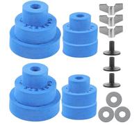 GALPADA Drum Cymbal Drum Pad Kit Eva Cotton Pads with Metal Washers and Nuts Easy to Use to Prevent Cymbals from Colliding and Percussion Accessories