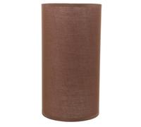GALPADA Drum Lamp Shade in Coffee Fabric with Cylinder Construction, Easy to Install and Versatile, Rustic Style Lampshade for Table, Bedside Or Floor Lamps, Classic and Elegant Design