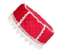 GALPADA Drum Protectors Chinese Red Dust Cover for Big Drum Storage and Cultural Performances Padded Protection