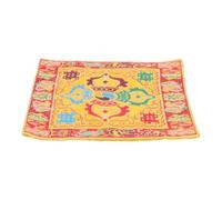 GALPADA Dual-layer Buddha Sound Bowl Mat Cushion Made of Brocade Silk Cloth with Lightweight and Compact Design, Convenient to Store and Carry, for Meditation and Religious Rituals