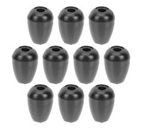 GALPADA Earbud Covers and Comfortable Fit Black Silicone 10pcs Replacement Ear Tips and Accurate Auscultation for Stethoscopes Suitable for Homes and Hospitals