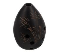 GALPADA Eight-hole Pottery Music Instrument for Adults 8 Hole Ocarina Ethereal Drum for Rain Flute Music Stuff Music Instrument for Rain Drum for Garden Rain Chimes Tongue Drum Brown