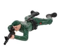 GALPADA Electric Crawling Soldier Toy with Light and Sound Military Action Figure for Imaginative Play Parent-boy Girl Interaction Fun Gift for Boy Girl Batteries Not Included