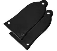 GALPADA Electric Guitar Truss Rod Cover Plates Easy Installation and Removal in Black Abs Material 2pcs Sturdy Guitar Repair Parts to Add Personality and Style