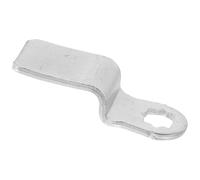 GALPADA Electrical Cabinet Strike Plate Iron Door Latch Reinforcement Plate Silver Easy to Disassemble Protect Equipment Safety for Distribution Circuit Box