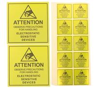 GALPADA Electrostatic Warning Stickers 450Pcs Self-Adhesive Labels Strong Adhesive for Handling Sensitive Devices in Electronics Safety