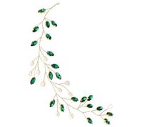 GALPADA Elegant Hair Vine for Bride with Pearl and Rhinestone Decorative Hair Accessories Fine Texture Metal Suitable for Women at Weddings and Dinner Parties