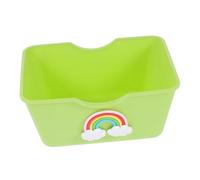 GALPADA Elegant Hamster Digging Container Abs Material Litter Box Tub Safe and Spacious for Pet Bathroom Needs