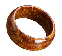 GALPADA Elegant Resin Bracelet for Women Brown Wrist Decoration with Safe Material and All-match Style Suitable for Beach Accessories and Everyday Clothes
