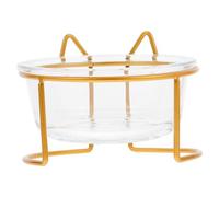 GALPADA Elevated Cat Food Bowl Tilted Feeding Dish for Healthy Eating Posture Easy to Install Cat Water and Food Storage Container Kittens