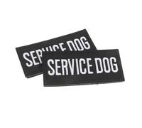 GALPADA Embroidered Service Dog Patch Tag Soft Polyester Fabric Sturdy Sew on Badge for Training Walking and Travel Suitable for Pet Harnesses