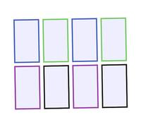 GALPADA Erasable Magnetic Labels Colorful Writable Name Plate Stickers Small Reusable Dry Erase Magnets for Office School Home Organization