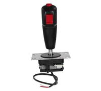 GALPADA Ergonomic Flight Joystick Handle with Micro Switch Circuit Board for DIY Controller Kit Responsive Game Joystick Head for Accessories Compatible with Flight Simulation Machines