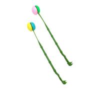 GALPADA Ergonomic Plastic Back Scratcher 2pcs Set with Long Handle Back Massage Tool and Body Tickling Suitable for Adults and Seniors