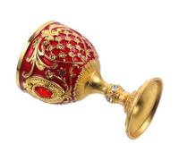 GALPADA European Style Metal Liquor Shot Glass Reusable Break Embossed Wine Tumbler for Home Bar and Gift Alloy Small Cup for Whisky and Cocktail Enthusiasts