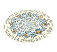 GALPADA European-Style Round PVC Table Sticker with Mandala Pattern, Self-Adhesive and Waterproof Table Protector for Dining Areas and Kitchens