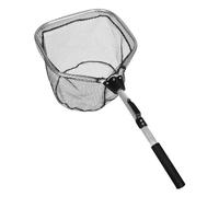 GALPADA Extendable Folding Fishing Net with Silicone and Aluminum Alloy Frame, Compact Design Resistant to Deformation, Butterfly Catching Net for Outdoor Water Activities and Small Fish