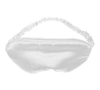 GALPADA Eye Mask Eye Shade Flexible Sleeping Silk for Men and Women and Blocks Light, White Satin Comfortable Breathable Blindfold for Home and Train Use for Night Sleep